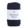 Yokota DARUMA Shetland Wool Medium Set of 6380 Yarn, Thickness, Col. 5, Blue, 50g, Approx. 136m, 5,