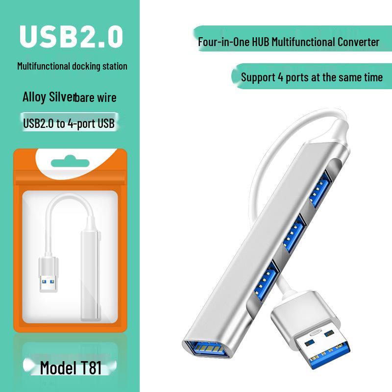 

4-in-1 USB-C Multi-Function Docking Station Splitter Hub
