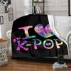 KPOP Flannel Blanket Soft Warm All-Season Throw, Design for Camping, Car Travel, Hiking Sofa, Bed, Office Perfect Gift for Parties