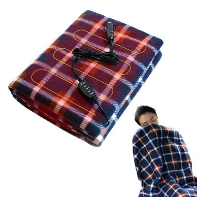12V Auto Heizdecke Zigarettenanzünder Stecker Reise Überwurfdecke Winter Warm Camping Elektrische Decke Für Wohnmobil LKW Auto Zubehör