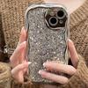 Epoxy Sequin Electroplating Mobile Phone Case Is Suitable For Iphone16Promax Lens All-Inclusive Anti-Drop Apple 17 Women
