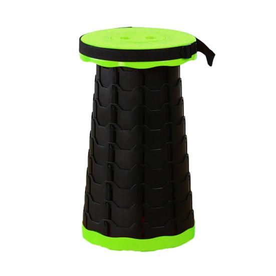 Yousheng Retractable Stool with Carrying Handle Portable Height Adjustable Lightweight Heavy Duty Outdoor Camping Picnic Fishing Telescoping Folding