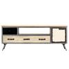 Vidaxl Szafka Pod Telewizor, Lite Drewno Mango I Stal, 120X30X45 Cm