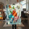 The Amazing World of Gumball Flannel Blanket, High quality Comfortable for All Seasons, Home Decor, Warmth and Comfort