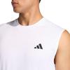 [Adidas] Sleeveless T-Shirt WO-ES FR Sleeveless Men's LOG28 White (KD5424) M