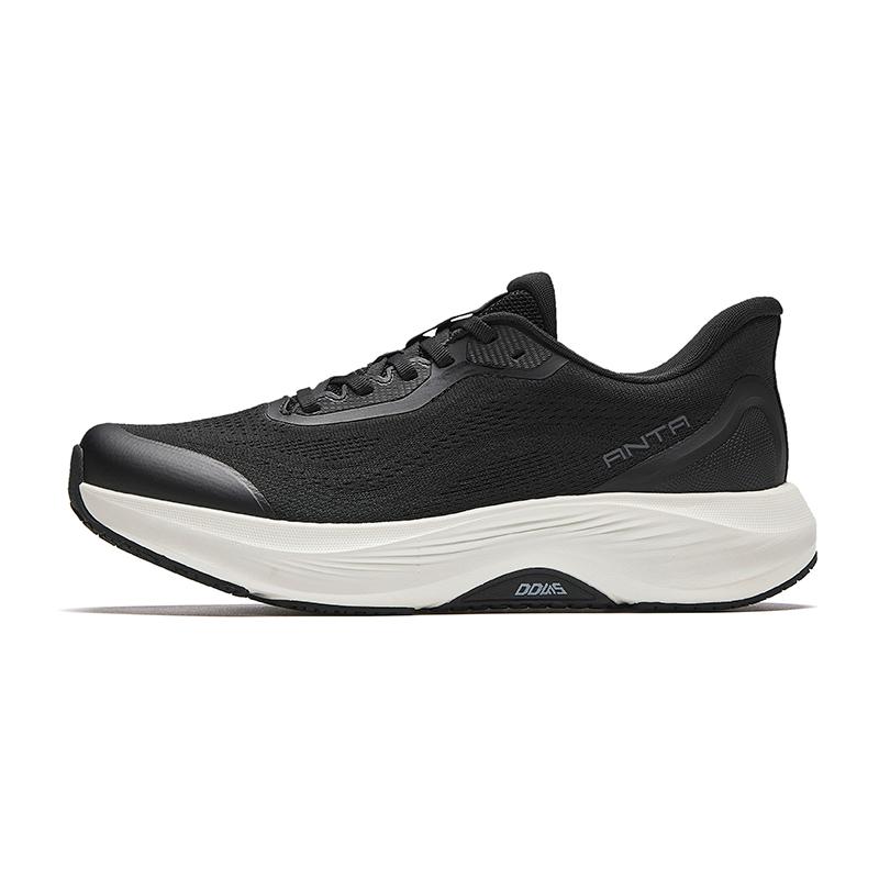 

Anta Shining 15 Fabric Rubber Versatile Fashion Shock Absorbing Lightweight Low Top Training Shoes Men sneaker Basic-Black 112627718-2 45