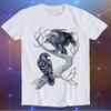 Hugin and Munin T-Shirt Ravens Norse Mythology Viking God Odin Raven Cool Funny Gift T-Shirt E563