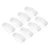 50pcs Nail Polish Color Card Clear Glass Nail Art Color Display Tips for DIY Manicure Salon