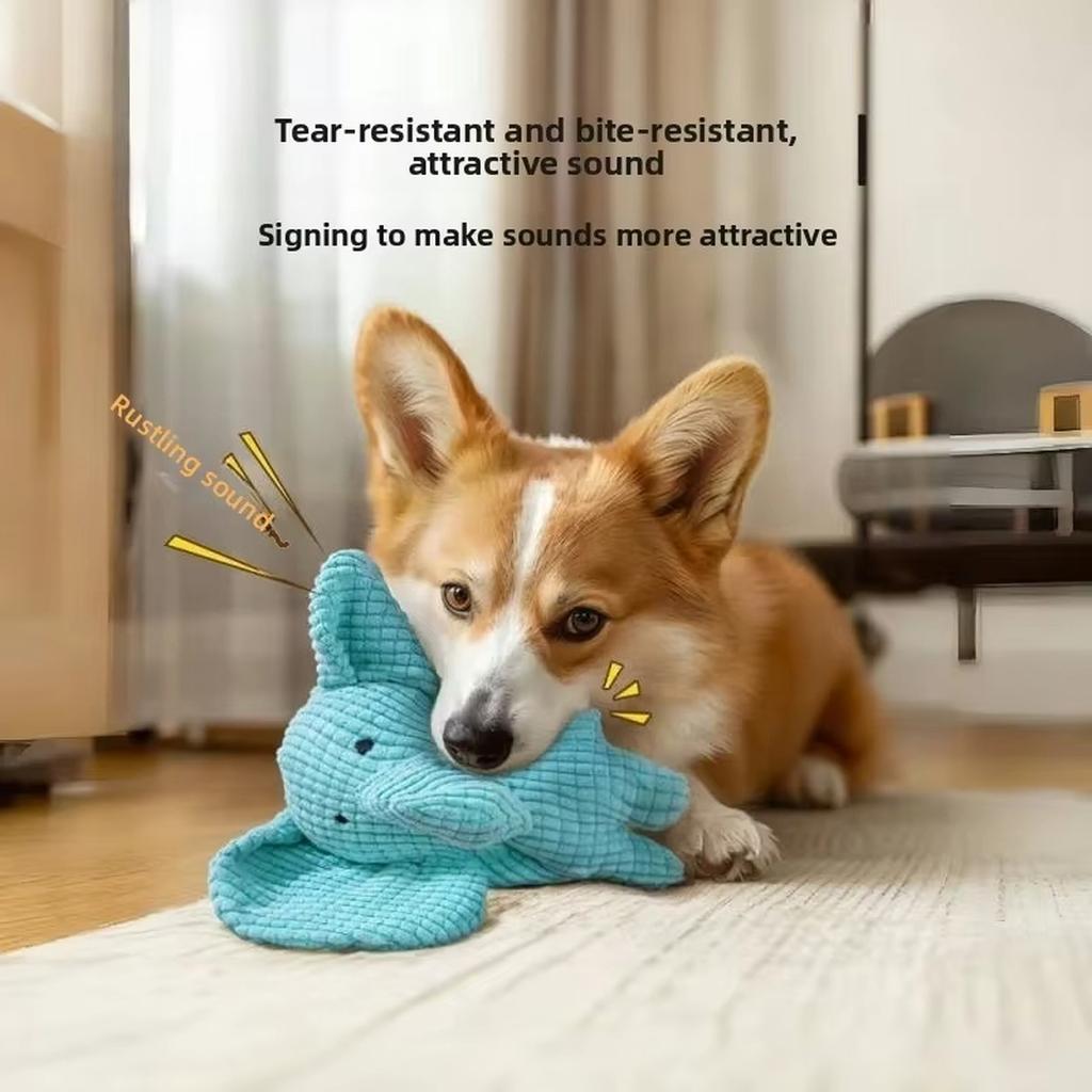 Koujut Upgraded Dog Toys, New Calming Toys, Dog Toys for Aggressive Chewers with Soft Squeaker