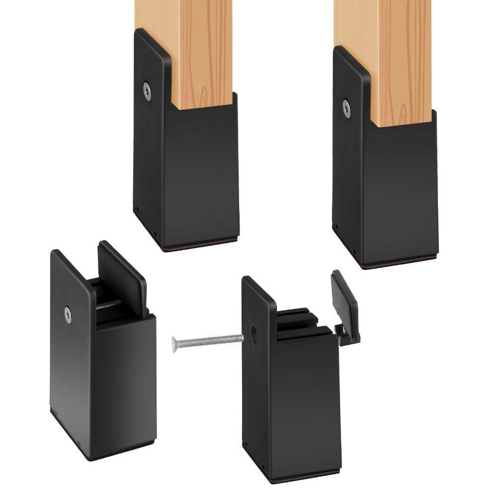 Schraubklemme Möbel-Erhöhung Schienenförmige Möbel-Höhenverstellung Beinpolster Stuhlfüße Erhöhung Stuhl