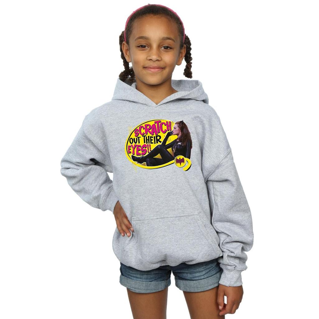 DC Comics Girls Batman TV Series Catwoman Scratch Hoodie