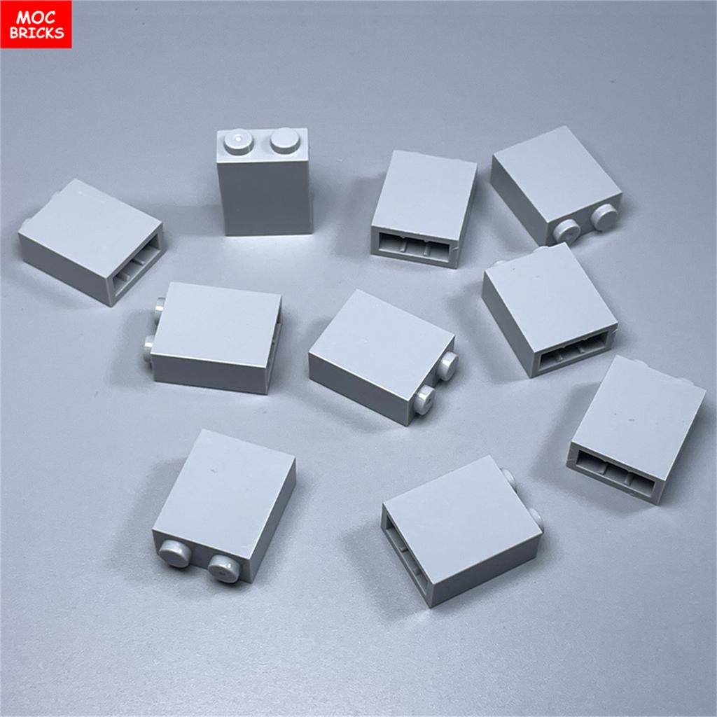 10pcs/lot MOC Bricks 1x2x2 Wall Brick 3245C Assembled Particles Educational Building Blocks Kids DIY Toys Gift
