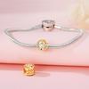 Genuine Copper Halloween Dress Up Series Charms Pendant Fit Bracelet Beads Fine Birthday Party Gifts Accessories