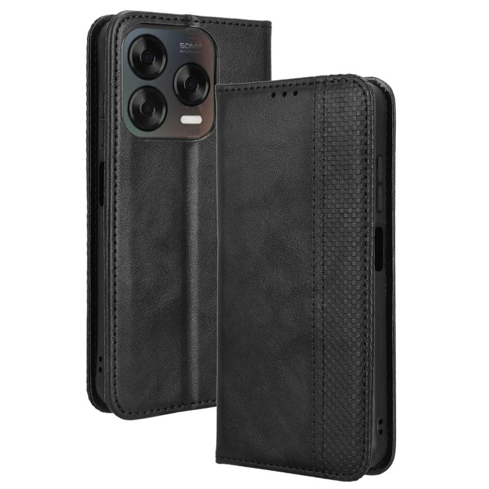 

Phone Case For ZTE Blade V70 Design/Nubia V70 Design/Blade V70 Vita Wallet Stand Retro Texture Leather Phone Cover A