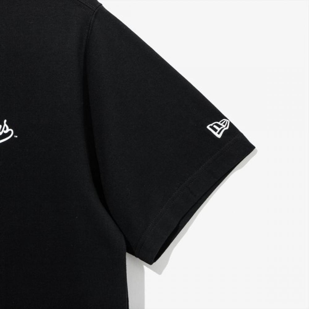 New Era Mlb La Dodgers Cheering Food T shirT bLack 14536501