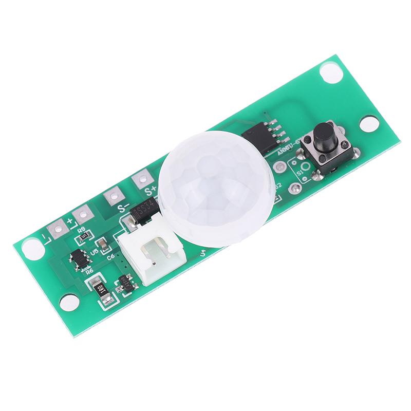 1Pc 3.7V Diy Solar Lamp Board Control Sensor Night Light Module Controller Infrared Human Body Induction Solar Circuit Board