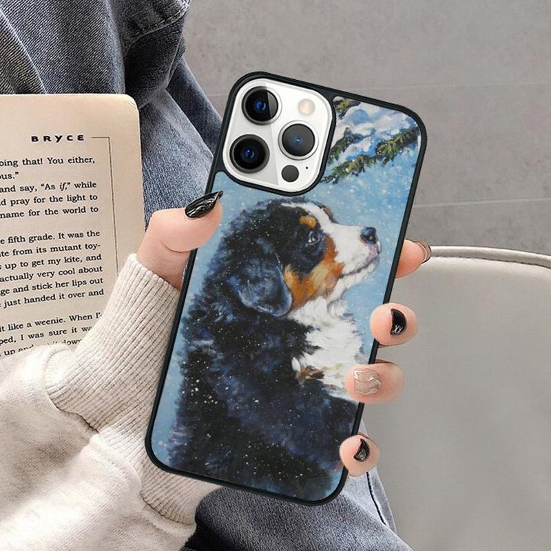 Bernese Mountain Dog Phone Case for iPhone 17 Air 16 16e 15 Plus for Apple 13 11 12 14 Pro Max Cover coque Shell