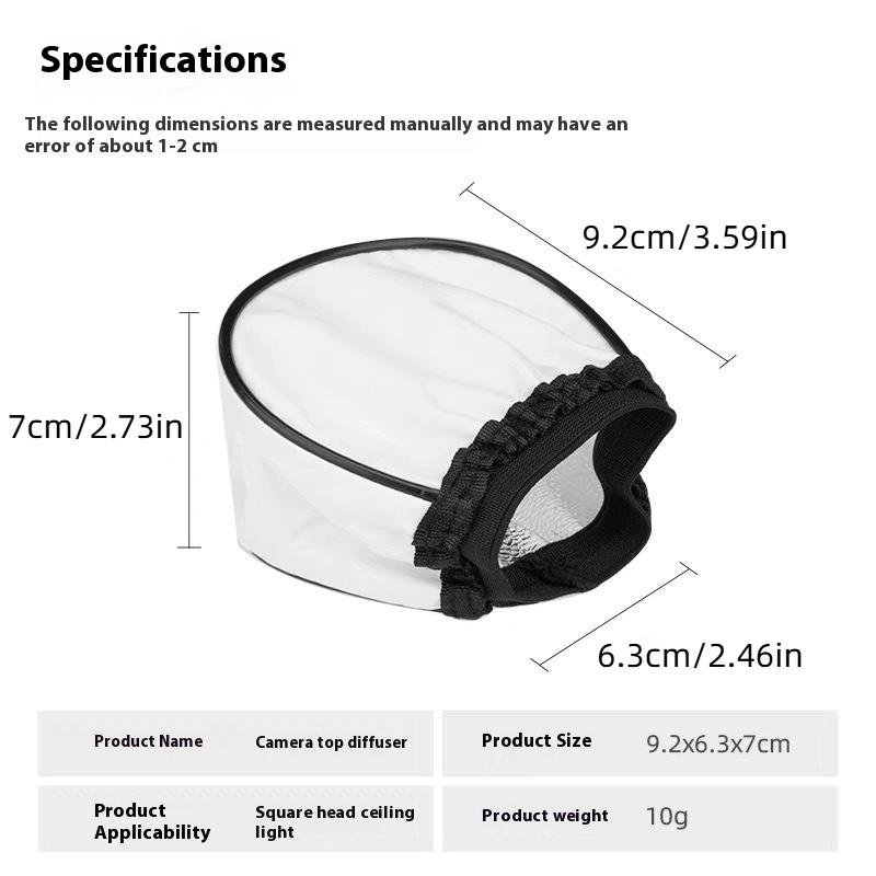 1/3ks Univerzálny Softbox Difúzor Pre Zrkadlovky, Bleskové Svetlá Speedlights Mini Prenosný Ľahký Soft Box