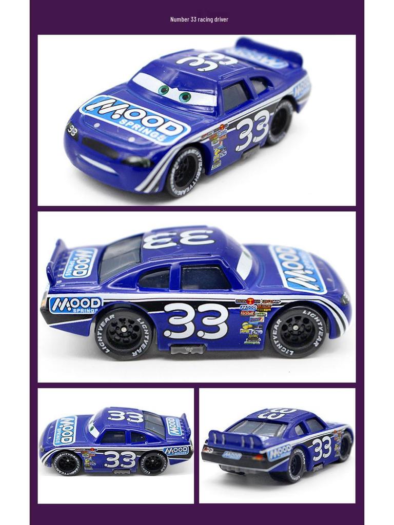 Mixed Batch Alloy Racing Car Models: White Apple 51, 4, 8, 28, 36