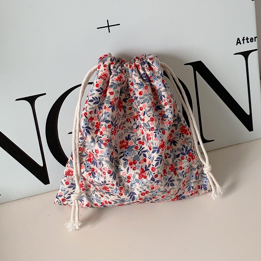 1 szt. Urocza mała kosmetyczka na szminkę, portmonetka na monety, klucze, woreczek ze sznurkiem do przechowywania, damska torebka na biżuterię, woreczek ze sznurkiem, organizer