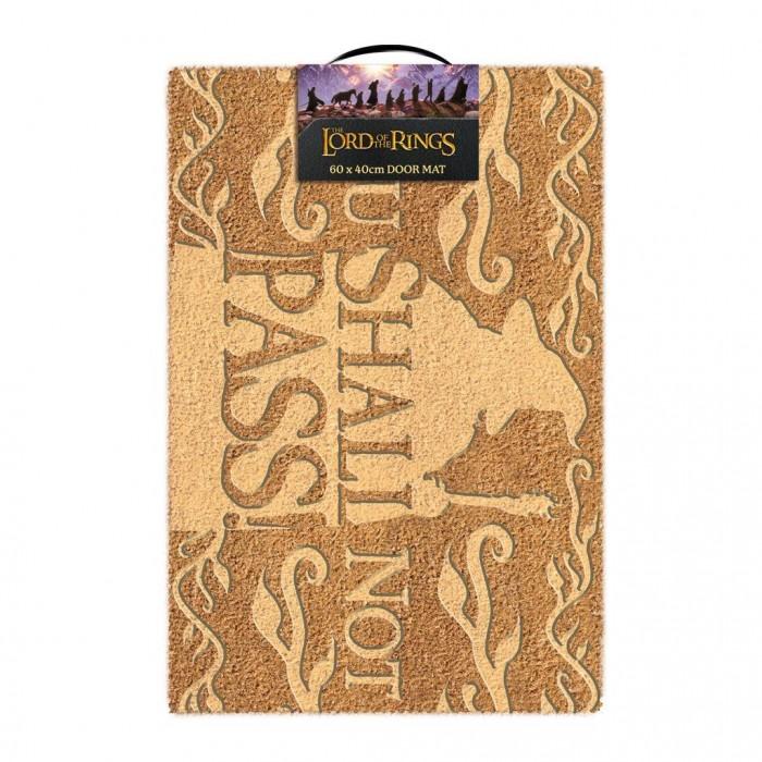 The Lord Of The Rings You Shall Not Pass Embossed Door Mat