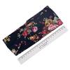 Bohemian Cross Headbands Retro Floral Print Turban Headwrap Elastic Hairband For Women Girl