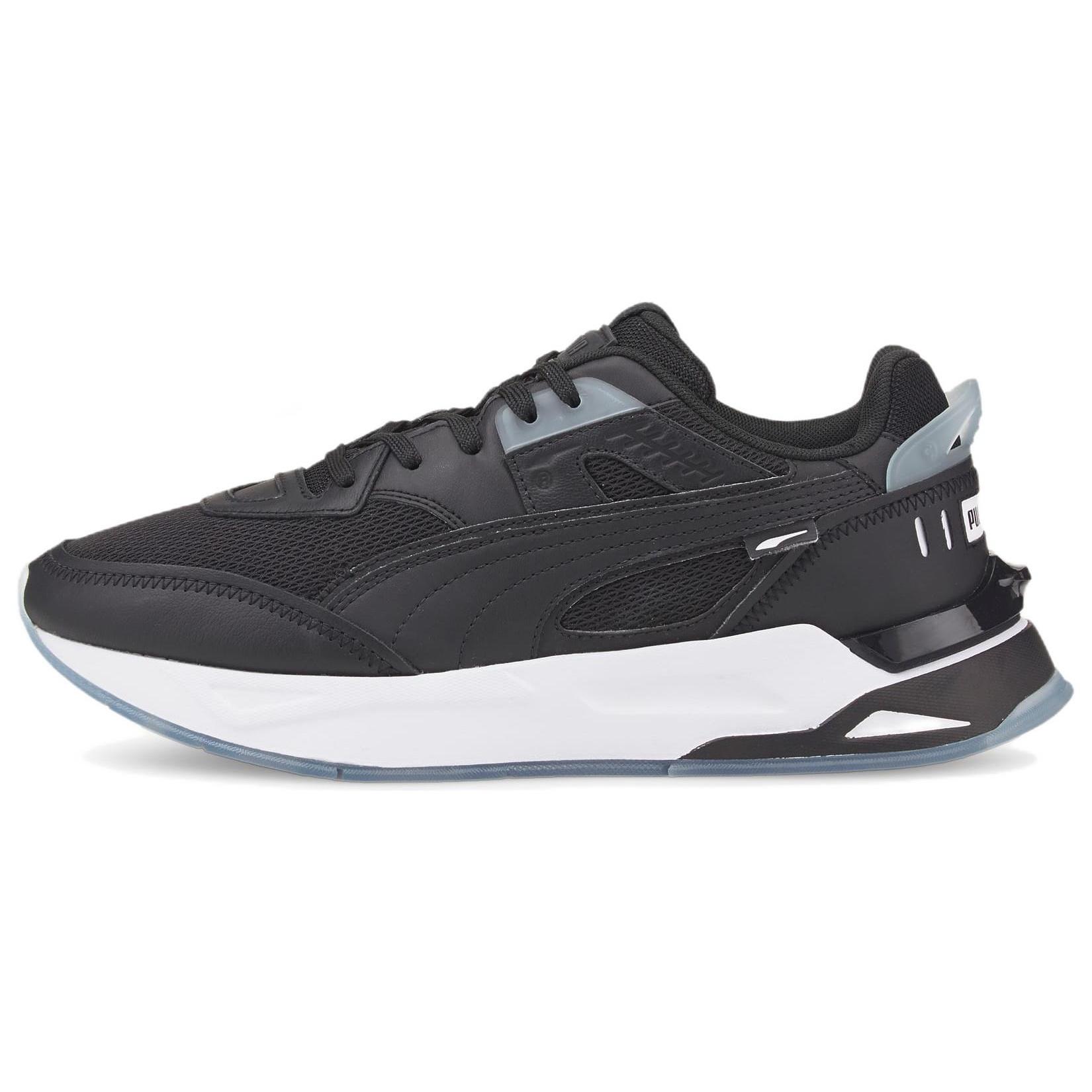 PUMA Mirage Sport Contrast Black White Blue Men s 383560-02 EU 35.5