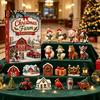 Christmas Party Favors 2026 Farm Advent Calendar, 24 Day Countdown Box with 2D Acrylic Room Decor Animal Ornaments, Festive Tree Hanging for