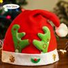 Snowman DIY Christmas Hat Toy Elk Santa Snowman Hat Creative Kids Xmas Arts Hats  Toddlers