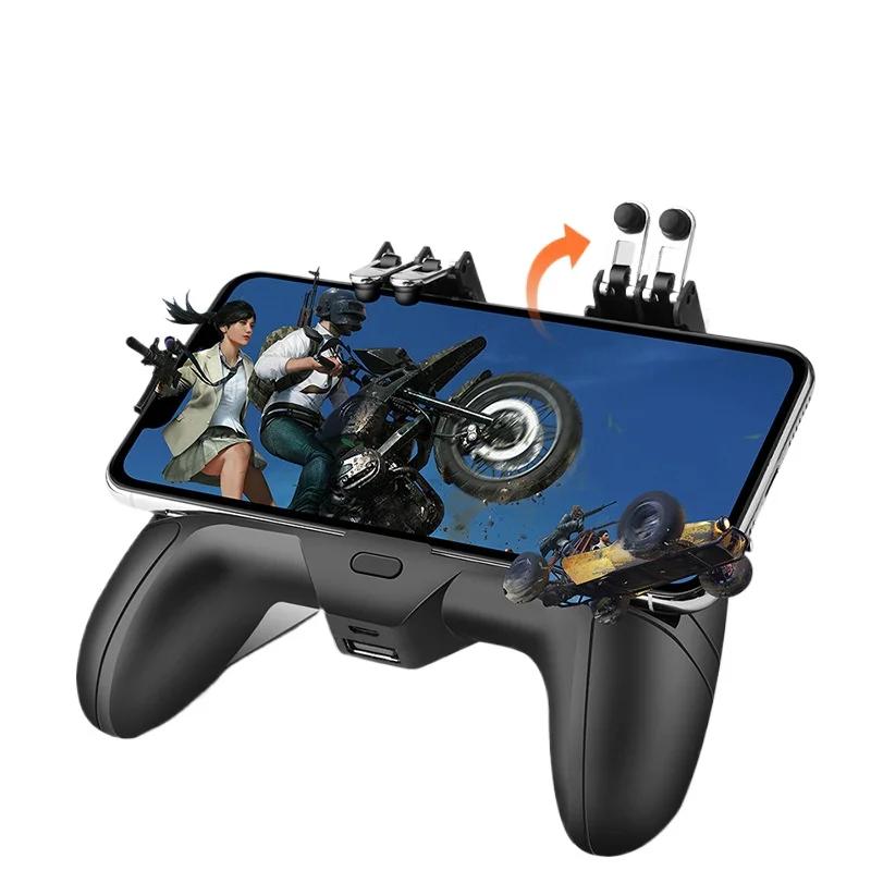 Controller Universale per Giochi su Dispositivi Mobili con Ventola di Raffreddamento Design 2-in-1 Batteria Ricaricabile Integrata da 2000mAh 4000mAh per Telefoni Larghezza 72-98mm