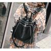 Luxury Women Genuine Leather Backpack Rivet Multifunctional Shoulder Bag Female Retro Travel Bag Teenage Girls Fashion Schoolbag