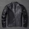 Chinese Size Men Leather Jacket Genuine Cowhide Spring