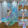 with Telescopic Sticks Belly Dance Wings Scalable Rods Dance Props Belly Dance Accessories Props