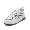 Leather white shoes women's versatile fashion casual women's shoes 2025 spring new sports board shoes women's low-top shoes 6618