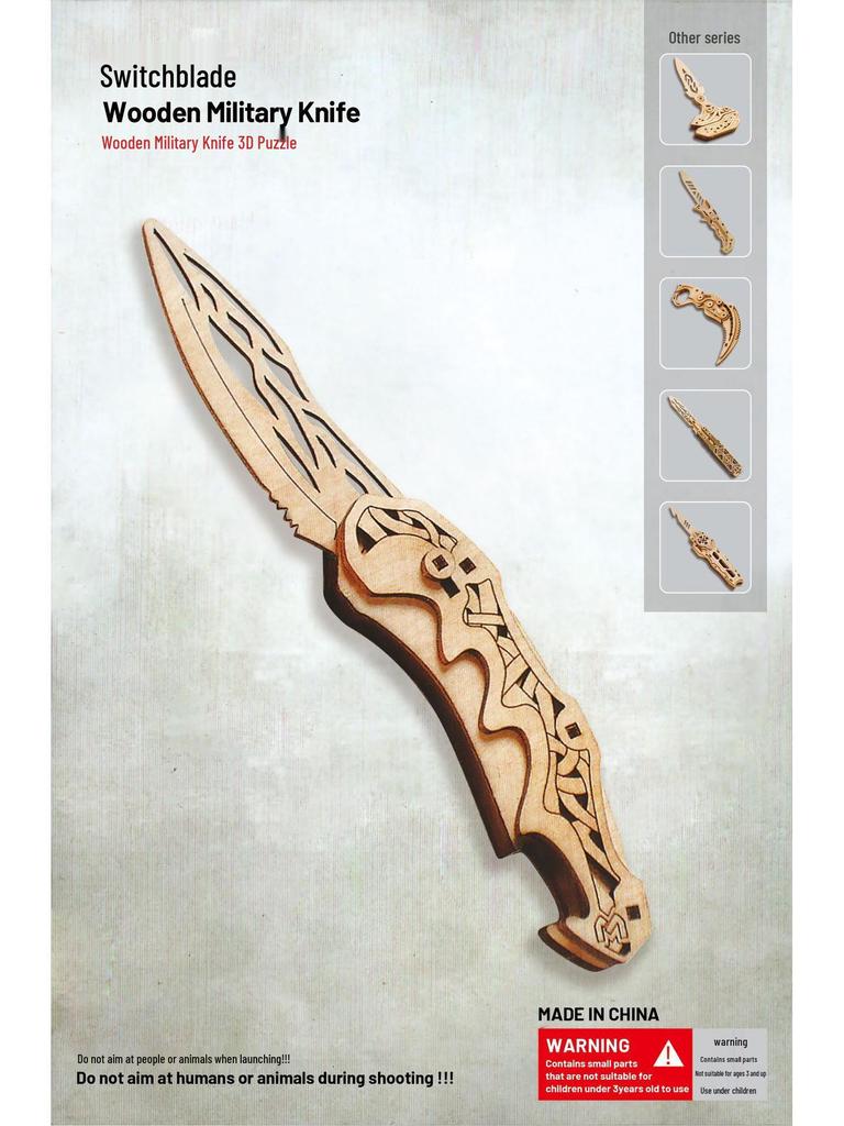 3D Laser-Cut Wooden Butterfly Puzzle Kit for Kids