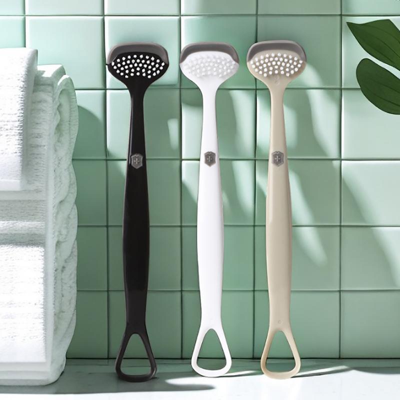 1PC Tongue Scraper Tongue Scraping Plate Oral Cleaning Brush Reusable Fresh Breath Oral Hygiene Care Cleaning Tool