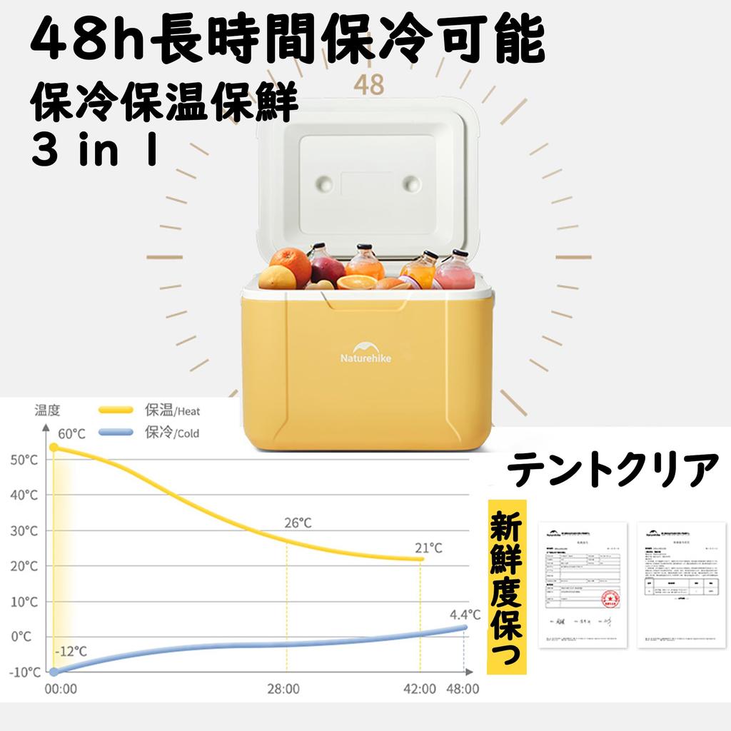 Naturehike Pojemnik Chłodzący, 5L18L Duża Pojemność, 48-godzinne Utrzymywanie Zimna, Izolacja Trójwarstwowa, Mini, Solidny, Można Siadać, Nośność 75kg,
