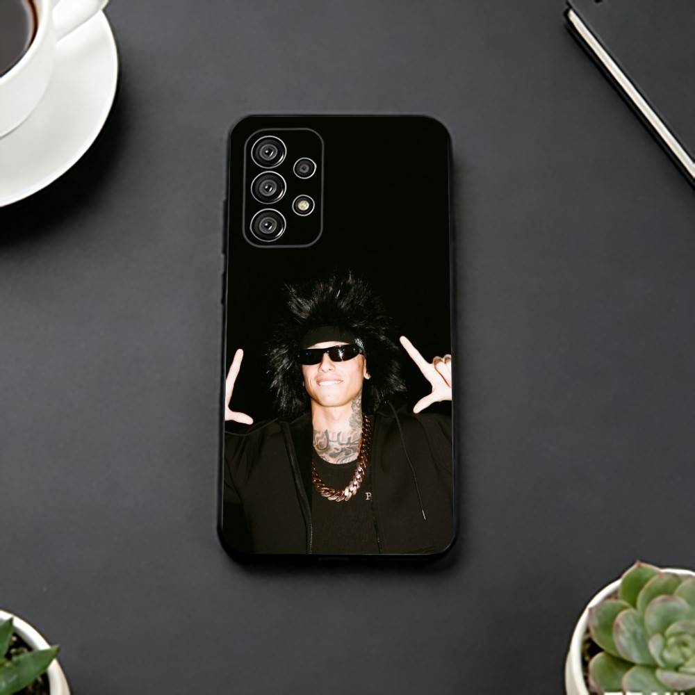 Rapper C-Central Cee Phone Case For Samsung S25,S24,S21,S22,S23,S30,Ultra,S20,Plus,Fe,Lite,Note,10,Black Cover