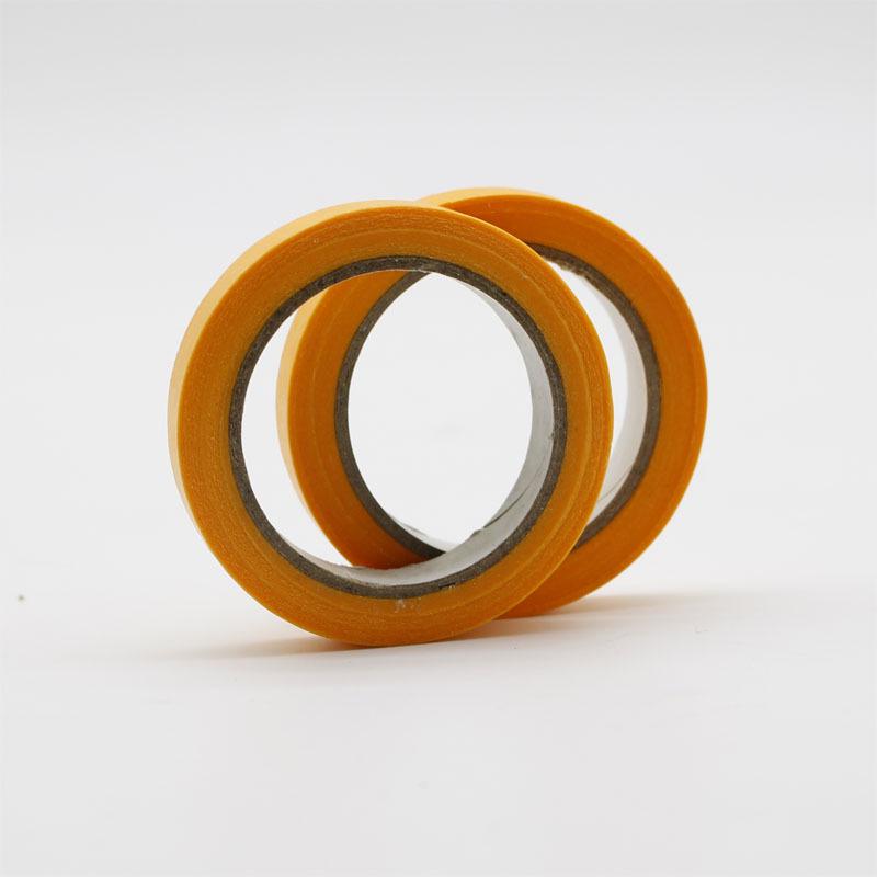 Yellow Washi Tape for Art Decoration and Car Spray Paint Masking