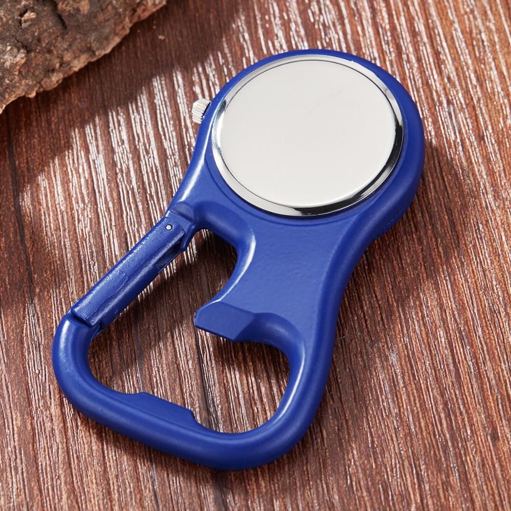 Orologio da Tasca Multifunzione con Moschettone a Clip Orologio da Infermiera Bussola Apribottiglie per Medici Chef Orologio Sportivo Luminoso da Esterno