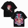 MINISO JUJUTSU KAISEN OVERSIZE T-SHIRT Damen Herren T-Shirt Locker Kurzarm Streetwear Hip Hop Hohe Qualität Damenbekleidung