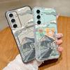 Etui na kartę Portfel Etui na telefon Samsung Galaxy S24 S23 FE S25 Edge S22 Ultra A56 A55 A25 A15 A16 5G A17 Poziome Miękkie Pokrowiec z TPU