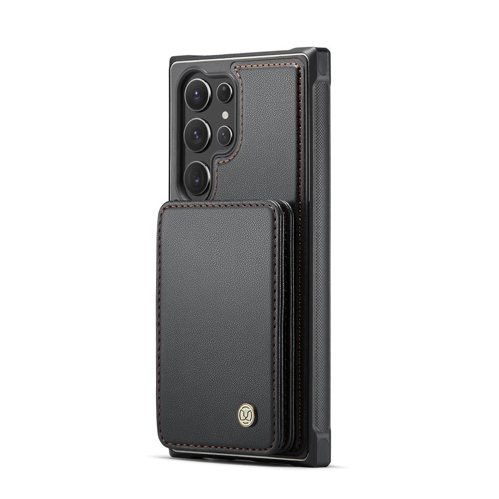 Suitable for Samsung S25FE Phone Case, S26Ultra Card Slot, A36/A56/A55 Magnetic Card Holder Protective Cover, A17