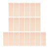 Reusable Striped Drinking Straws with Twisted Pattern for Cold and Hot Beverages Suitable for Daily Use and Parties Pack of 100 Pieces
