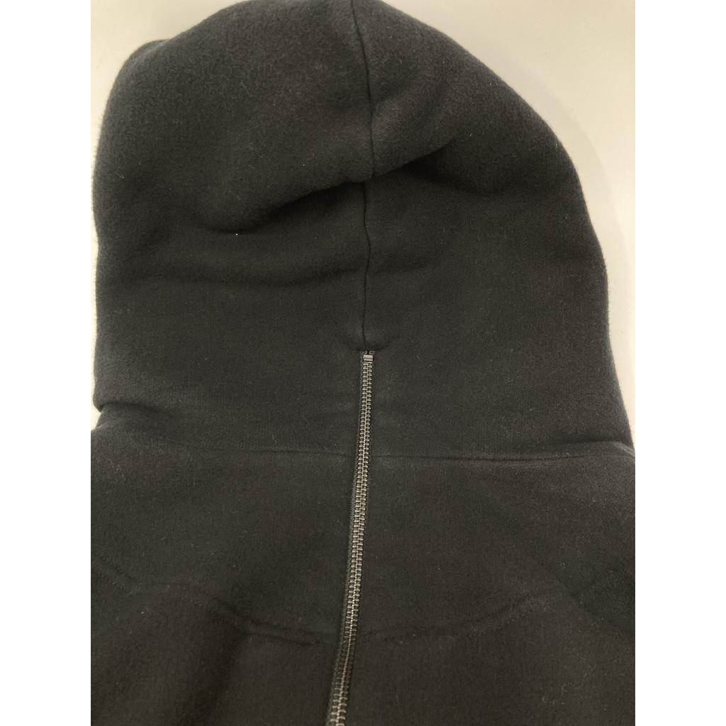 Y's Black YX-T93-063 Asymmetrical Fleece Zipper Parka Tops 2 blackUsed