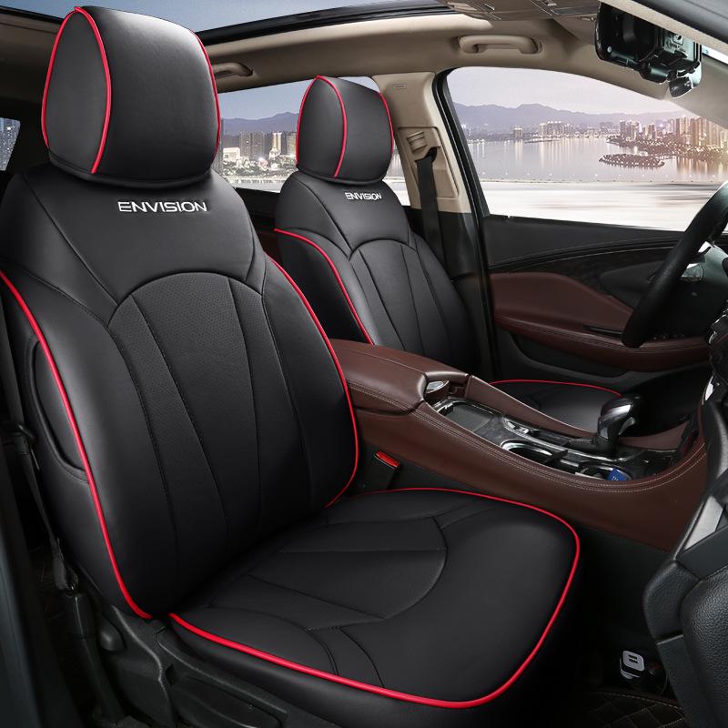 Buick Encore All-Season Leather Car Seat Cover with Original Texture, Full Surround, Custom Fit