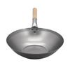 Wok - vogue - 33cm - acier doux - base plate - tous feux