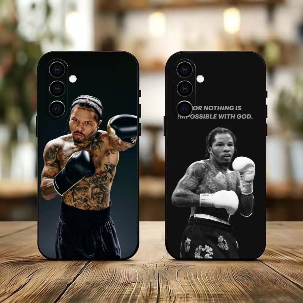 Gervonta Tank Davis Phone Case Black Silicone Soft For Samsung Galaxy A73,A72,A71,A70,A53,A52,A51