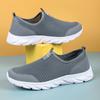 Lett Herre Fritidssko Pustende Slip-on Herre Fritidssneakers Sklisikre Herre Flats Utendørs Gåsko Størrelse 39-47