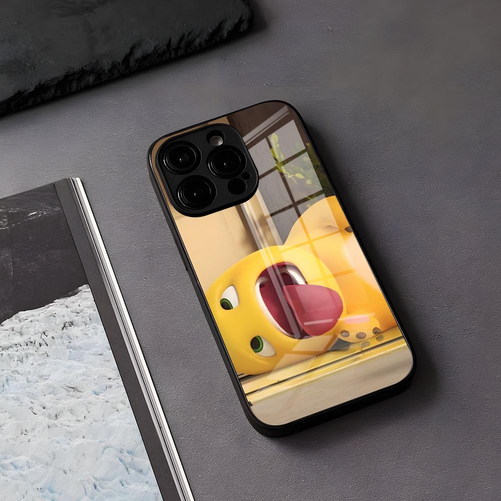 

Cute Nailoong Phone Case For IPhone 17 Air 16 E Pro Max 15 14 13 Mini 12 Pro 11 Max Plus Black Glass Cover iPhone17ProMax